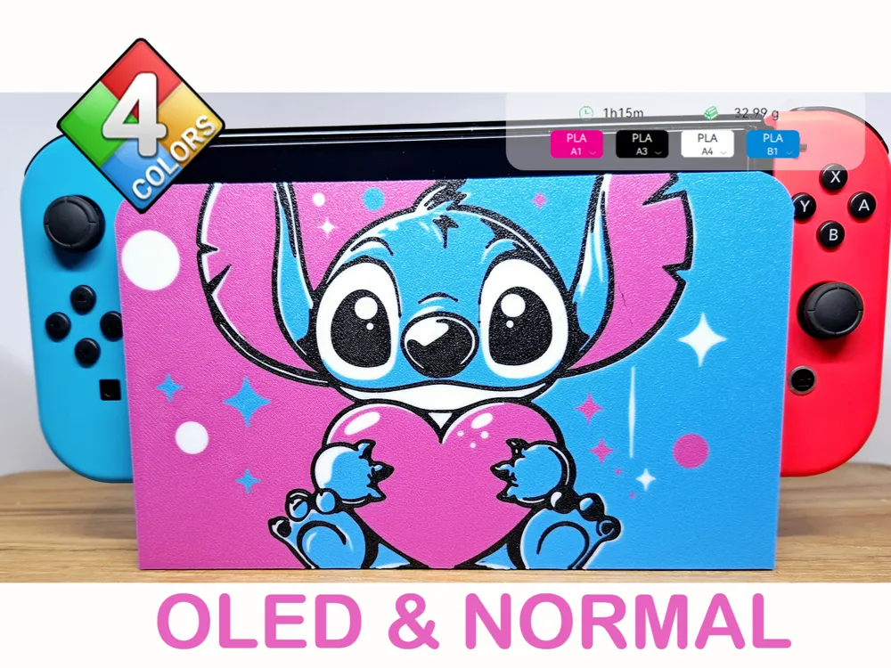 Nintendo Switch – Ultra Kawaii Stitch Dock Cover